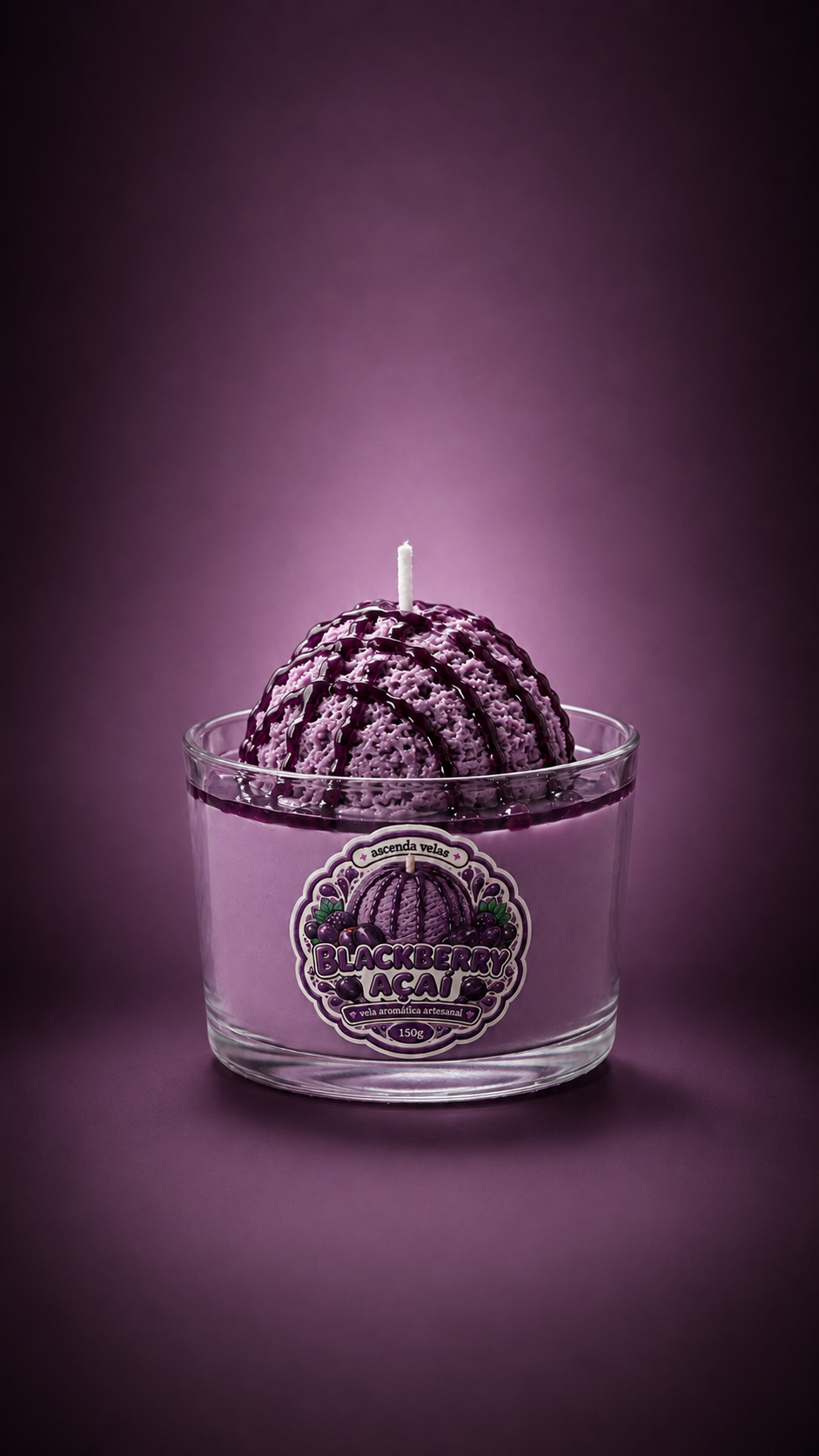Vela Blackberry Dream da coleção GELATO